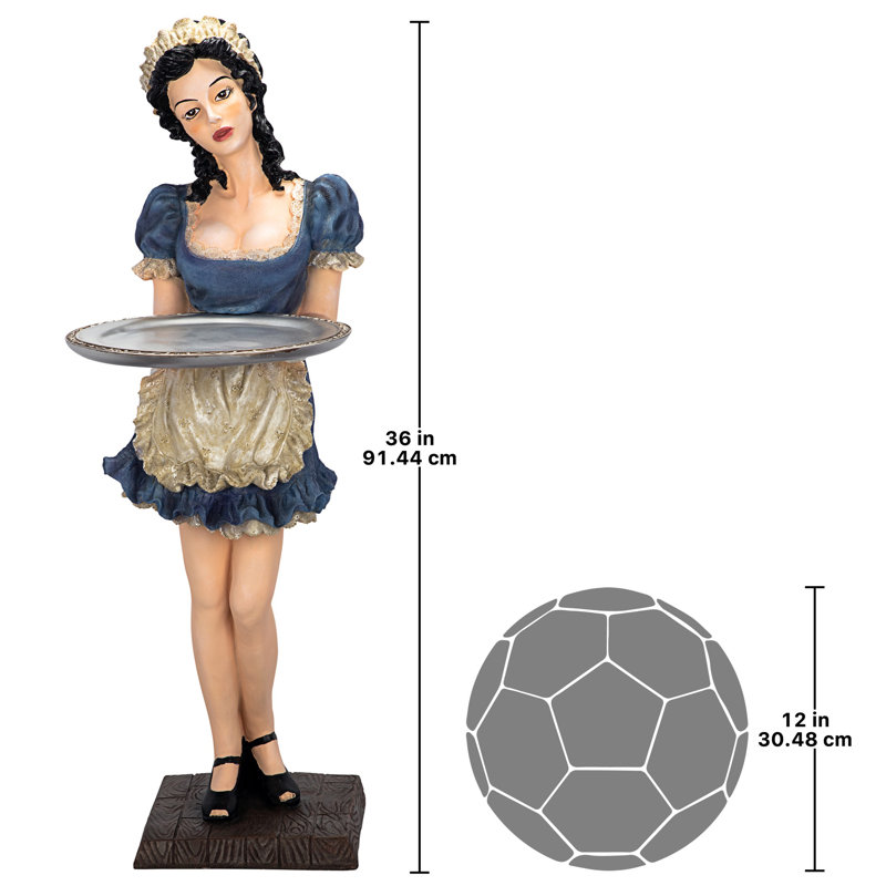Statue maid french genevieve the bonniche