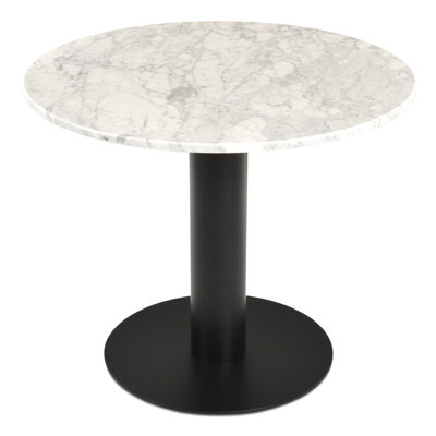 Tango Thick Post Round Marble Table