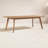 Ulla Rectangular Teak Solid Wood Outdoor Dining Table , 86 " W 43 " D