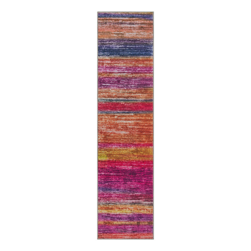 Kampton Chevron Indoor Rug, Runner 2' x 8'