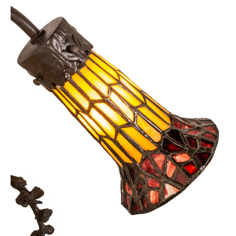 Angelamaria Table Lamp, Yellow/Red