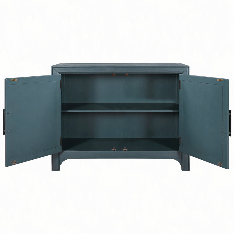 40" Modern Cabinets With Unique Design Doors With 1 Adjustable Shelves,Suitable For Multiple Rooms Such As Living Room And Study Room
