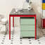 Bureau moderne moderne minimaliste noir rouge-129744147