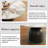 Modern Round Coffee Table with Faux Marble Tabletop and Pedestal Solid Wood, Cocktail Table for Living room & Home Decor-1744244498-1724320320-1724320341