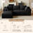 Freely Movable Modular Boneless Sectional Sofa Corduroy Couch For Living Room-1246822147-1246822152