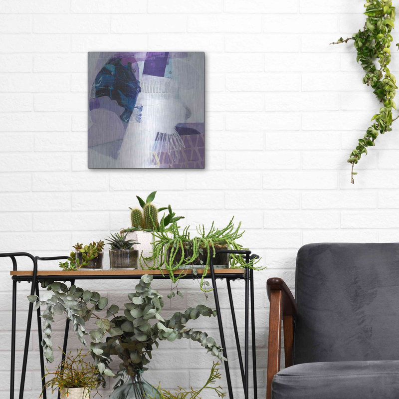 Art mural en métal Wrought Studio ™ par Abstract Kathy, H 12 po x l 12 po
