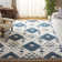 Imraan Tassel Shag Performance Geometric Rug