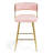 26'' Counter Height Bar Stools Corduroy Kitchen Island Counter Bar Stool With Back Only Chairs, Not Including Tables