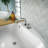 66" L x 36" W Free Standing Soaking Acrylic Bathtub