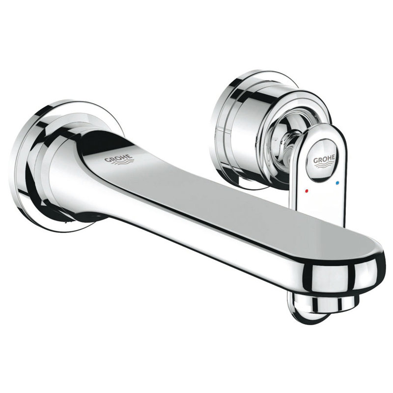 Veris Single Handle Wall Mounted Vessel Faucet, Moon White