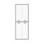 Bibeau 4 Door Manufactured Wood Wardrobe