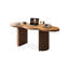 Bureaux en bois massif brun Free Form-107978794