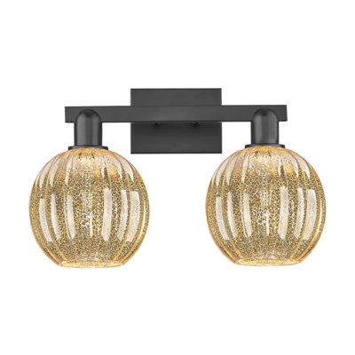 Preston 2 Light Globe Shade Bath Vanity Light