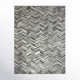 Marsha Handmade Cowhide Gray Area Rug