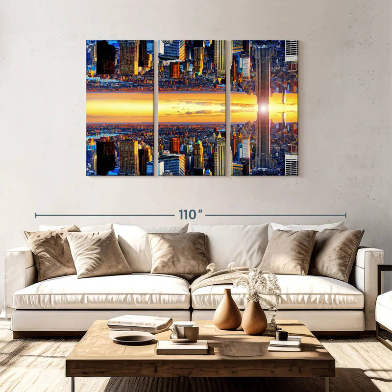 Sireci NYC Double Sided, 48" H x 74" W