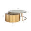 Orlan Glass Nesting Coffee Table