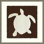 Cabin Collection Sea Turtle Framed Graphic Art
