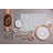 Bon Appetit Porcelain Plate - Medium 8.6"