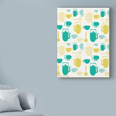 « cuisine pattern », art sur toile