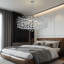 Lustre linéaire en cristal 39 po-1806265954