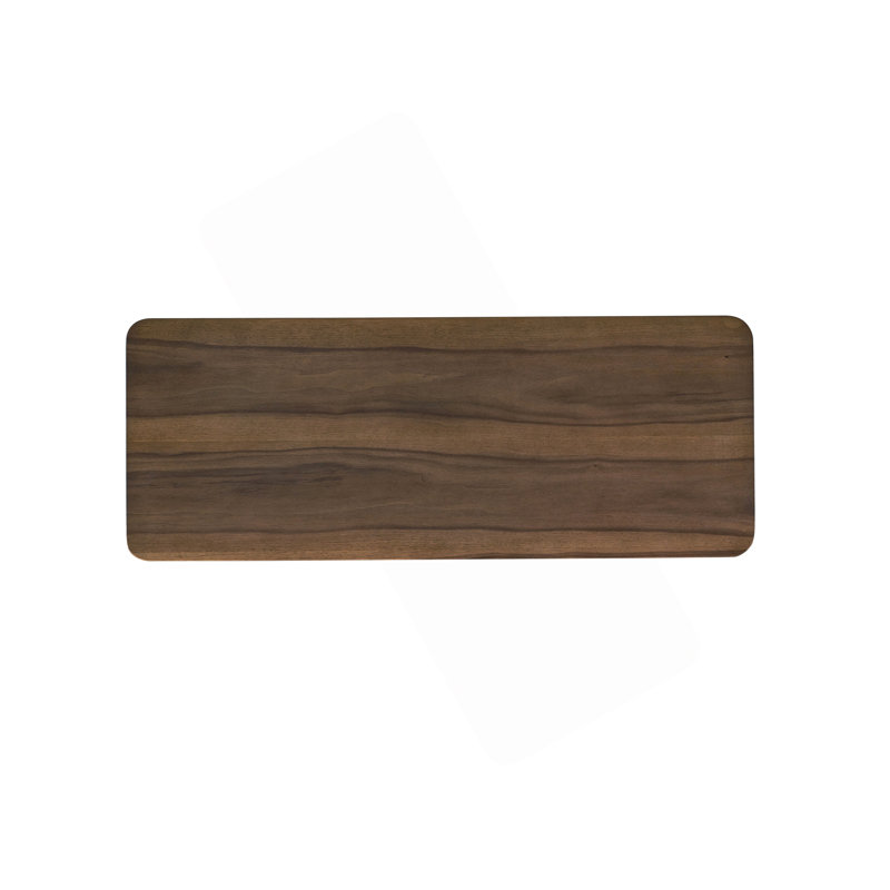 Lamonte Walnut Sofa Table W/Shelf