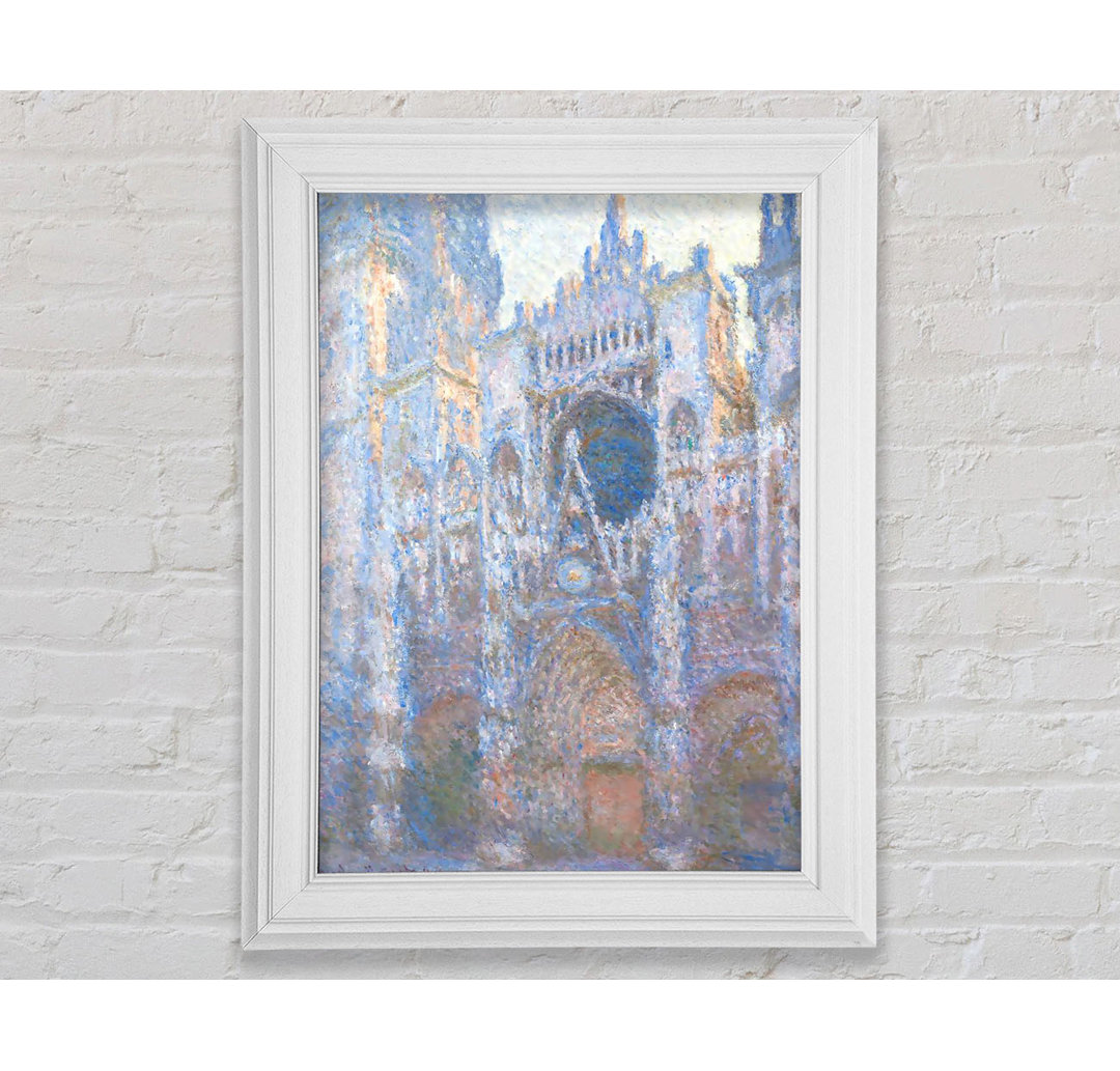 Monet Rouen Kathedrale West - Einzelner Bilderrahmen Kunstdrucke