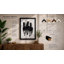 Three Horses in Motion Modern - Framed Print-583104331-583104330