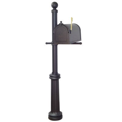 Berkshire Aluminum Post Mounted Mailbox