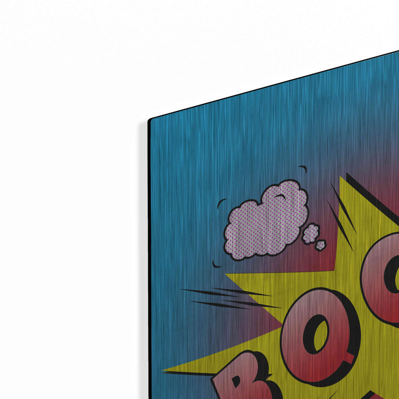«Boom 2» par Mark Ashkenazi, art mural en métal, H 24 po x l 24 po