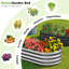 Ensemble de lit de jardin surélevé galvanisé-610218488