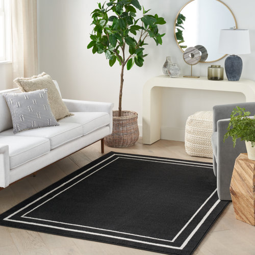 Wayfair | 4' x 6' Black Outdoor Rugs You'll Love in 2024