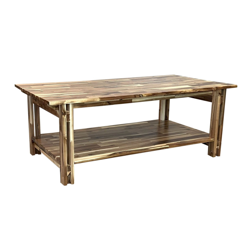 Damius Solid Wood Coffee Table, Natural