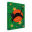 « orange moon chat », art sur toile-31977763