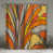 Orange abstrait