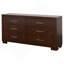 Commode 6 tiroirs Polk Cappuccino-1405965354