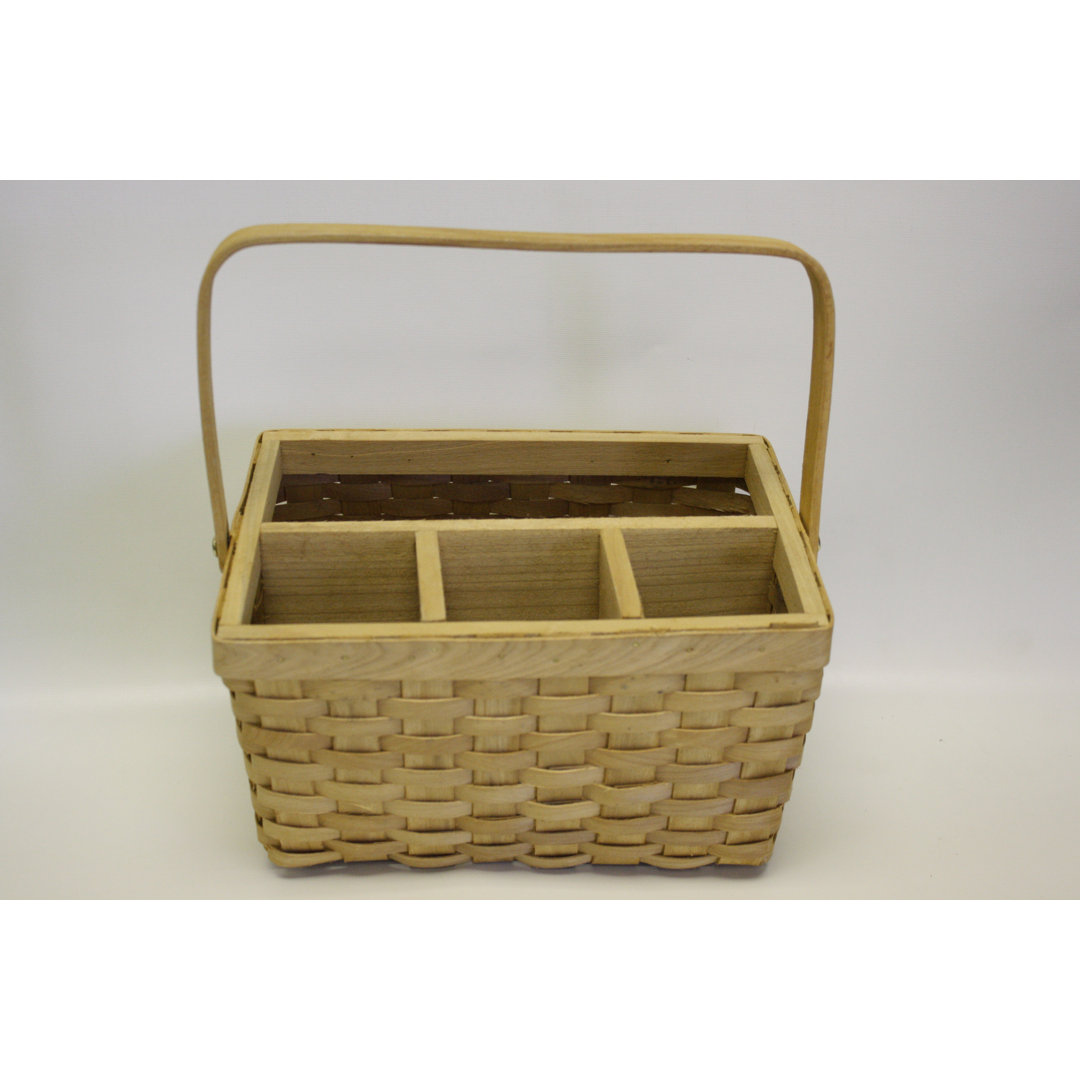 Wood Rectangle Flatware Caddy Desti Design
