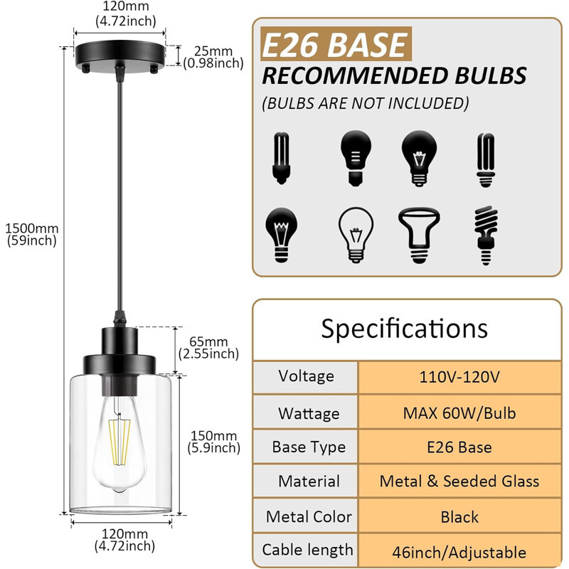Quantrell 3 - Light Matte Black LED Kitchen Island Pendant