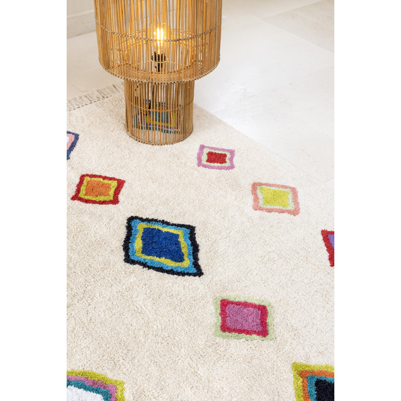 Adamson Moroccan Hand Woven Area Rug, Rectangle 120 x 180cm
