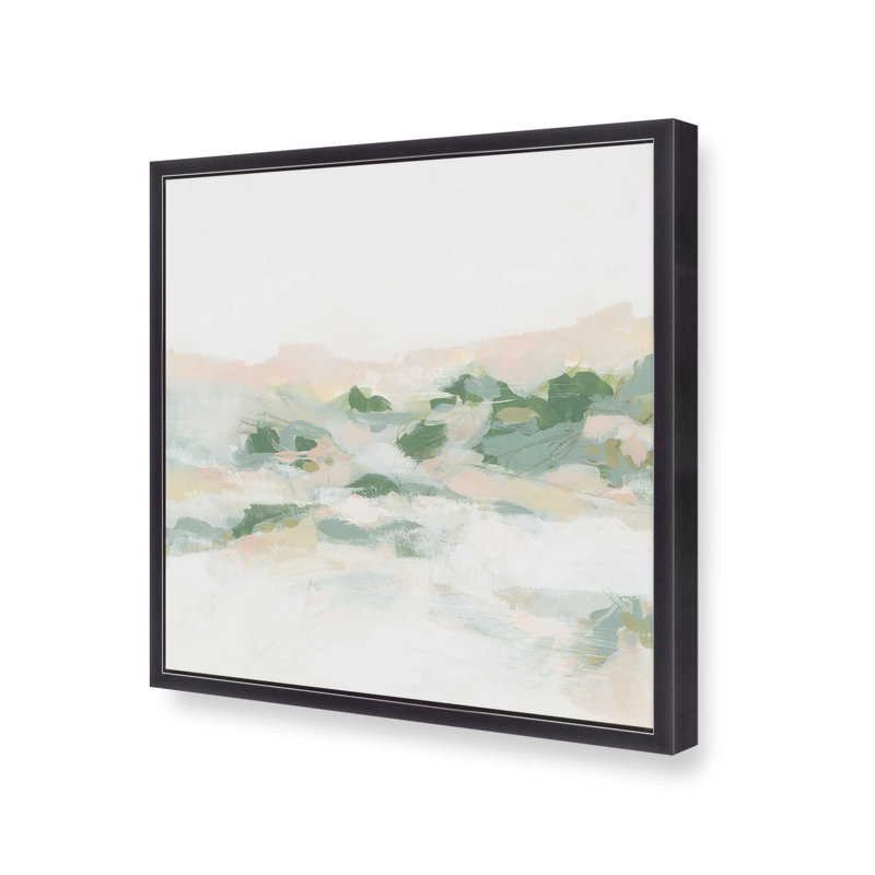 Pastel Wilderness II, H 13,75 po x l 13,75 po, Encadrement ouvert, zinc vieilli