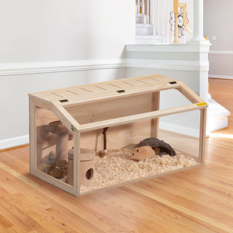 Cage à hamster en bois Amalyah