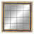 Solid Wood Frame Square Mirror