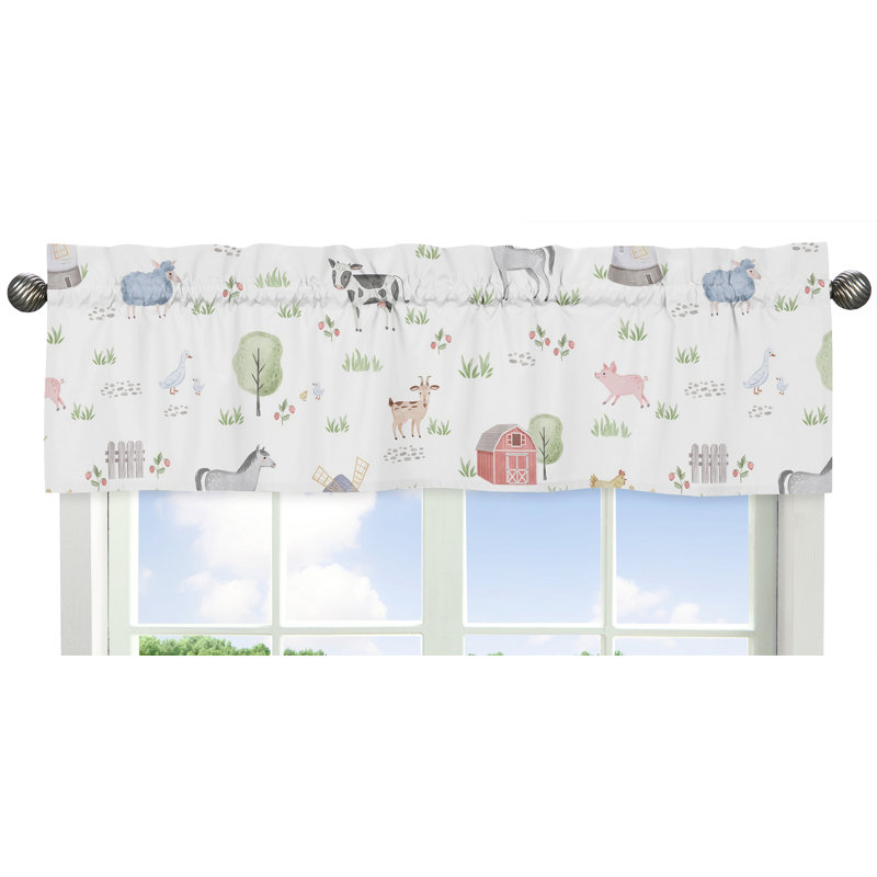 Farm Animals 54" Window Valance