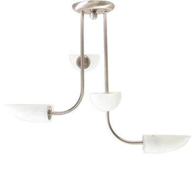 Aaryn-Paul Glass Semi Flush Mount