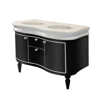 Lirico 44'' W Double Bathroom Vanity Base