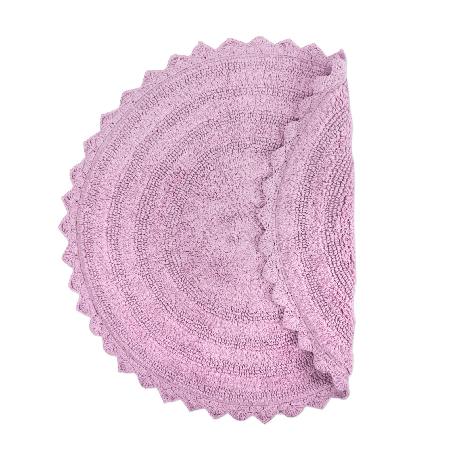 Lisk Bath Rug, Mauve