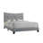 Queen Bed with Tufted Headboard