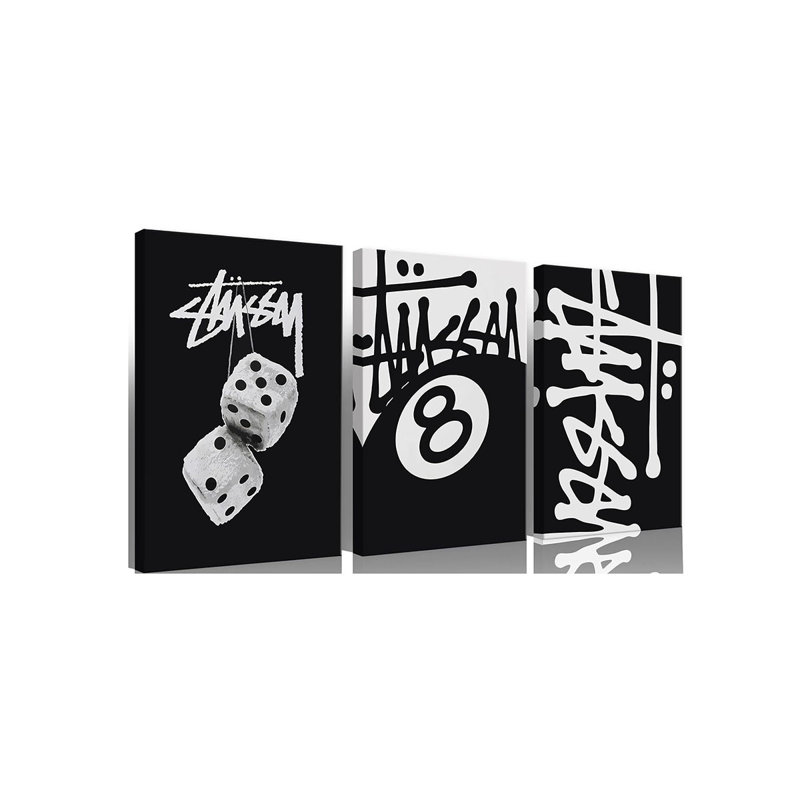 3 Piece Wrapped Canvas Set