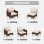 All Weather Wicker/Rattan 9 - Person Seating Group with Cushions-1097475476-1110329445