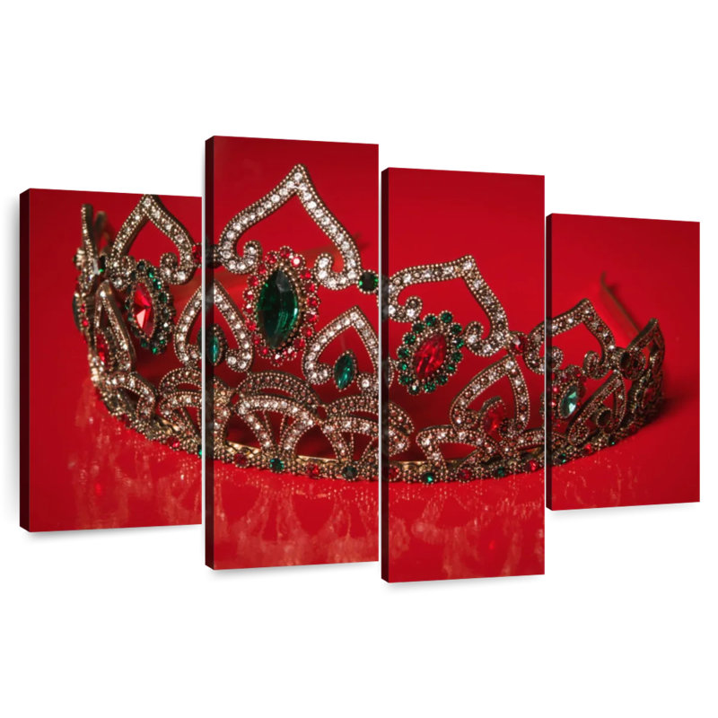 Couronne de princesse élégante Kerner, H 32 po x l 52 po