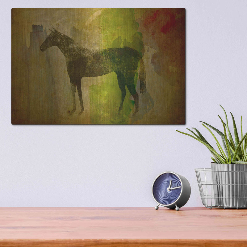 «Cheval Noir V2» par Ryan Fowler, H 12 po x l 16 po